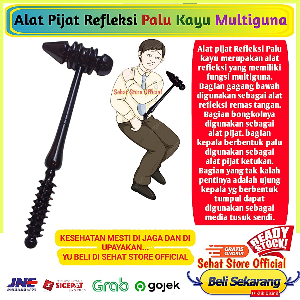 Jual KAYU PIJAT Palu Original Terapi Model Ketukan Terapi Pijat