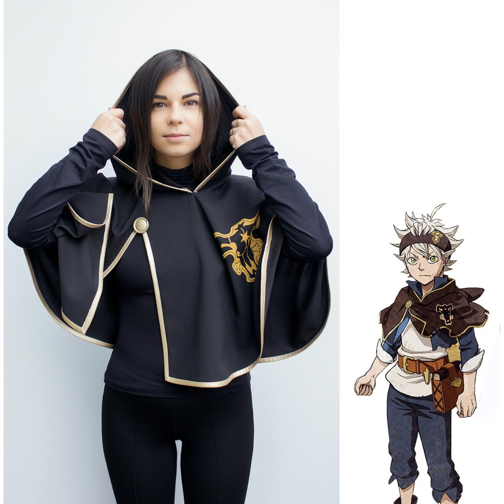 Black Bull Squad Cape  Jubah kuro no bogyu black clover cosplay anime jepang