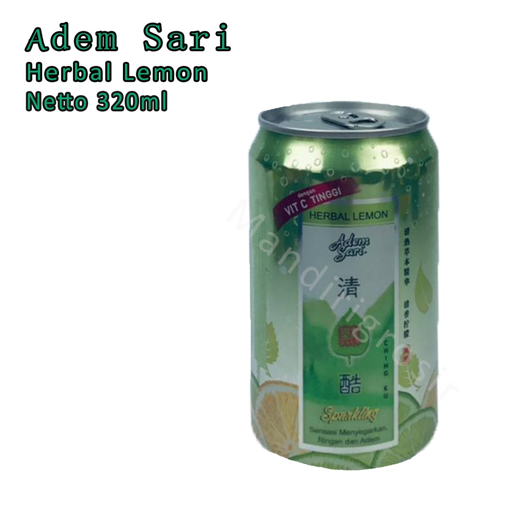 Adem Sari * Sparkling Ching ku * Herbal Lemon * 320ml