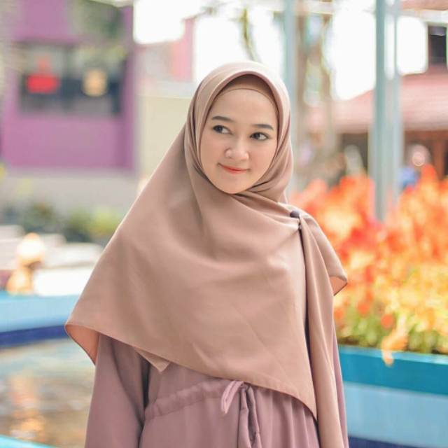 JILBAB SEGIEMPAT WOLFIS PREMIUM | Jilbab Viral Murah Kekinian 100%