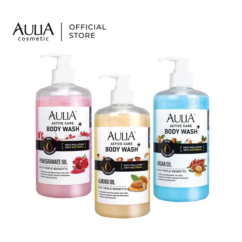 AULIA Active Care Body Wash 500ml.