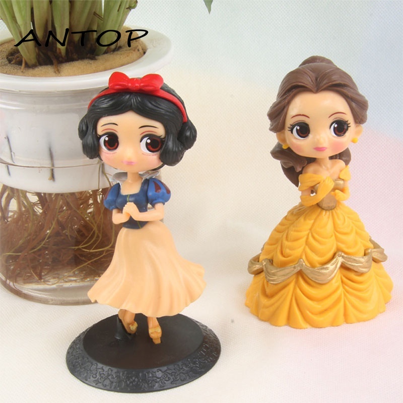 Boneka Action Figure Kartun Princess Lucu 4 Desain Untuk Dekorasi Topper Kue ANTOP