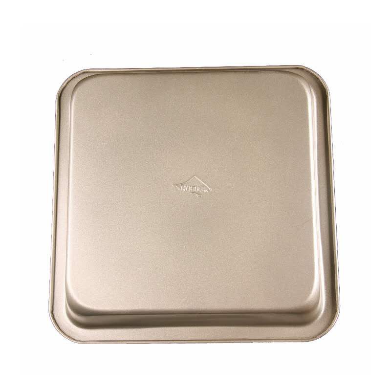 Loyang kotak Persegi Square Pan Teflon Mould Gold