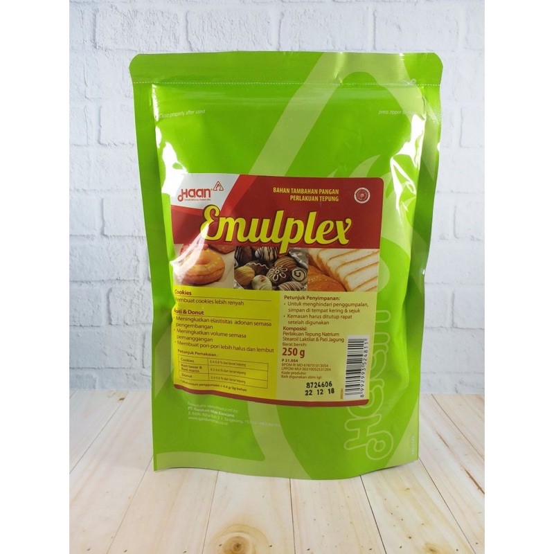 

HAAN EMULPLEX 250G (Tepung Perenyah Kue)