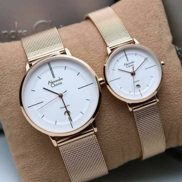 JAM TANGAN COUPLE ALEXANDRE CHRISTIE 8627 AC 8627MD-LD Ac 8627 ORIGINAL [ GARANSI RESMI 1 TAHUN ]