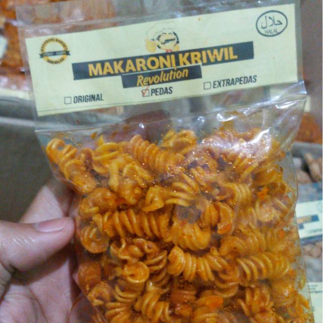 

MAKBAN - MAKARONI KRIWIL ORIGINAL PEDAS DAN EXTRA PEDAS 70 GRAM