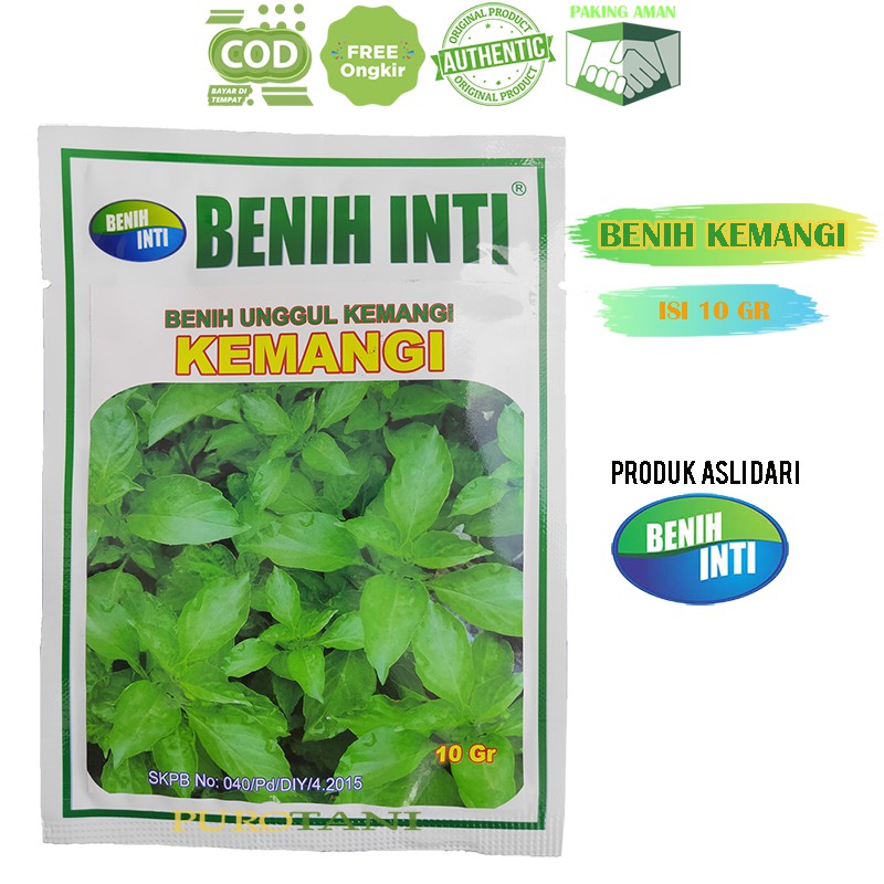 Benih Kemangi Benih Inti Bibit Kmangi 10 GR