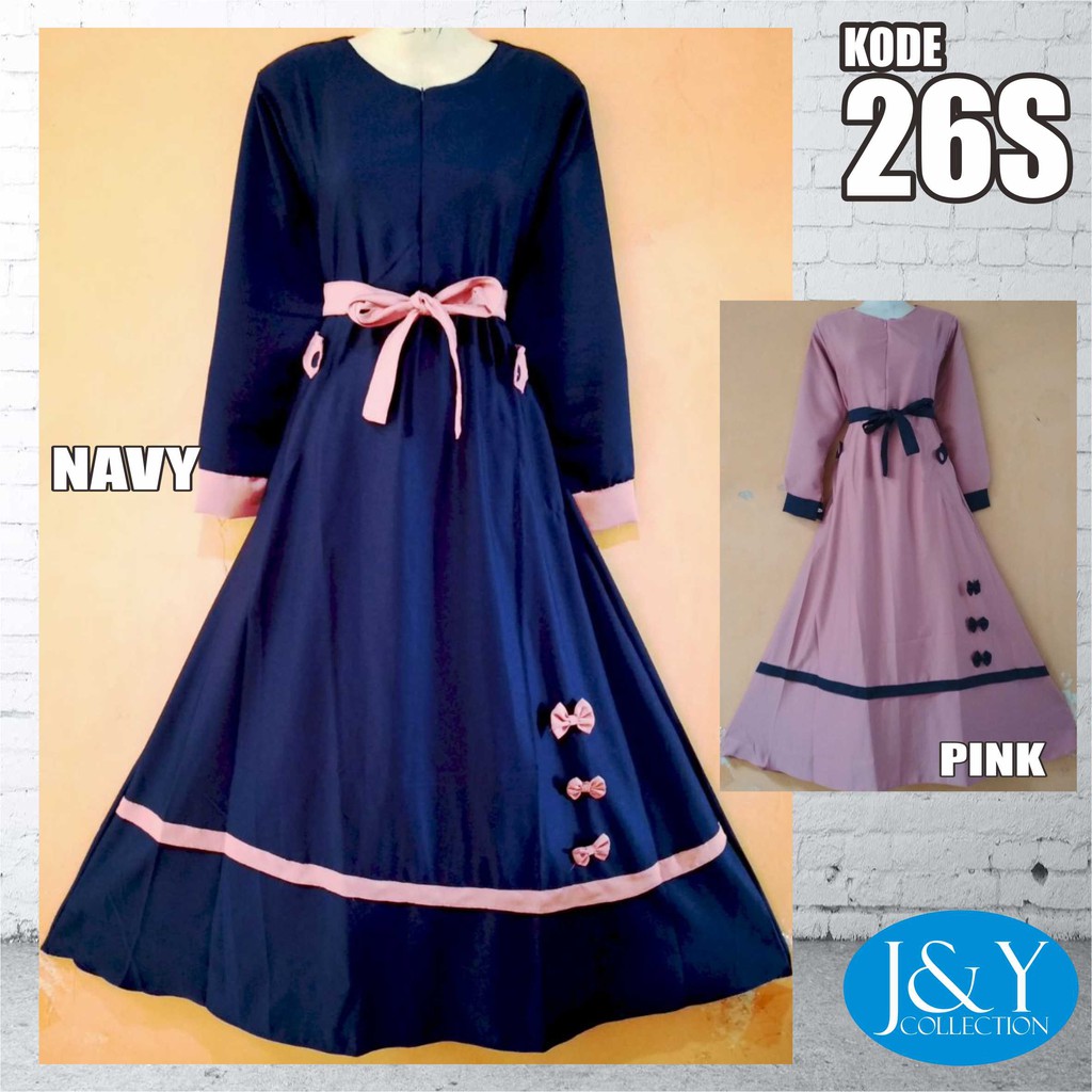 Baju Muslim Balotelli / Gamis / Dress / Party Dress / Long Dress / Gamis Syar'i / Kode 26S