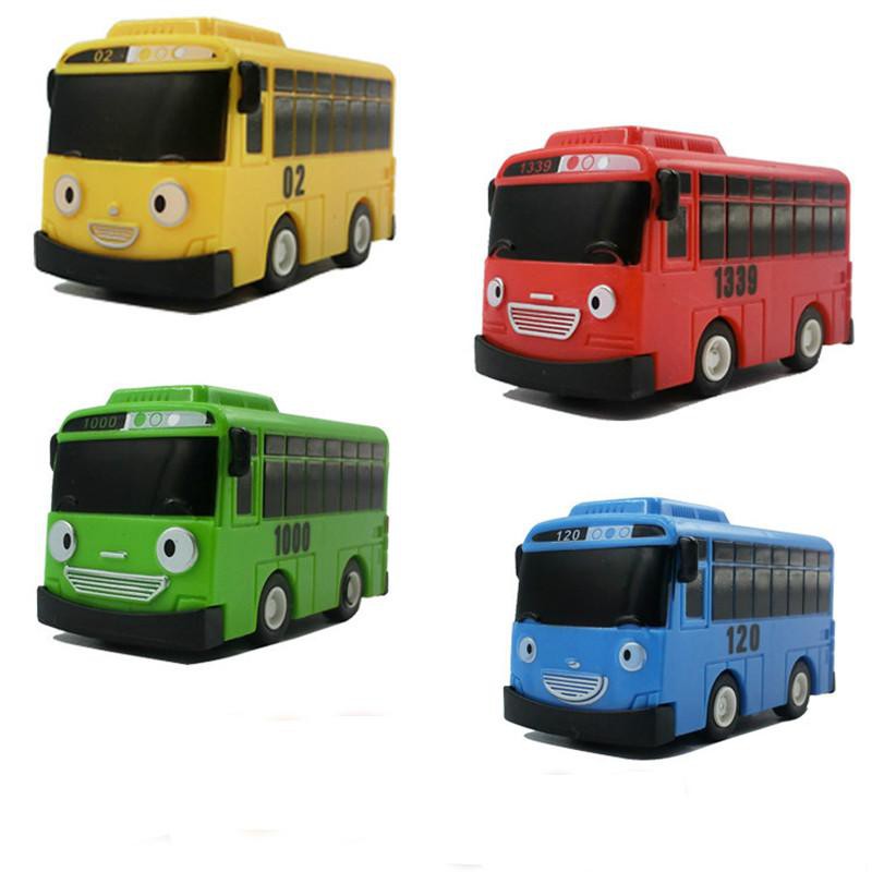 Mainan the Little Bus Anak Kartun Warna Warni Pull Back - Bus Mainan Anak Lucu - Bus Warna - Mainan Mobil Mobilan Bus Favorit Anak