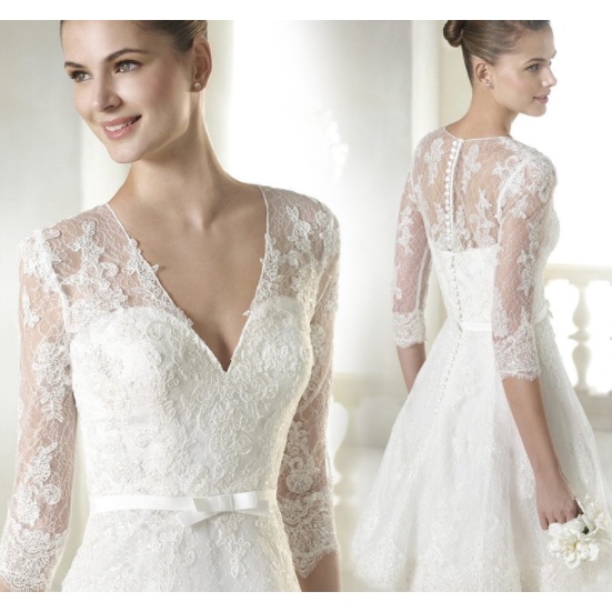 MINIDRESS PUTIH / LACE WEDDING DRESS KOREA / GAUN PESTA CANTIK.