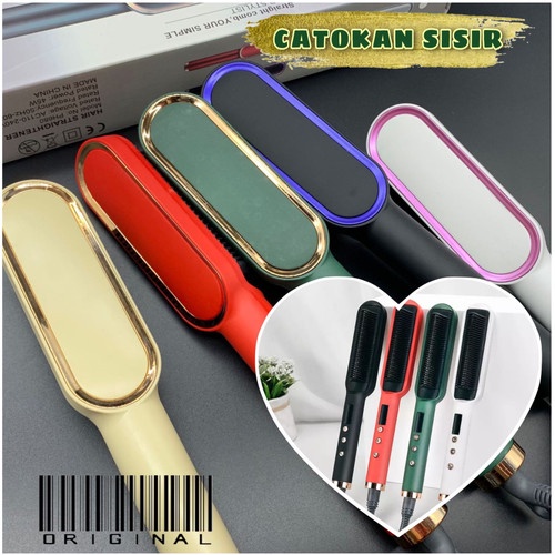 Hair Straightener Comb Catok Sisir Elektrik 2in1 Pelurus Rambut Catokan Sisir Catok 2 in 1 Culter 2