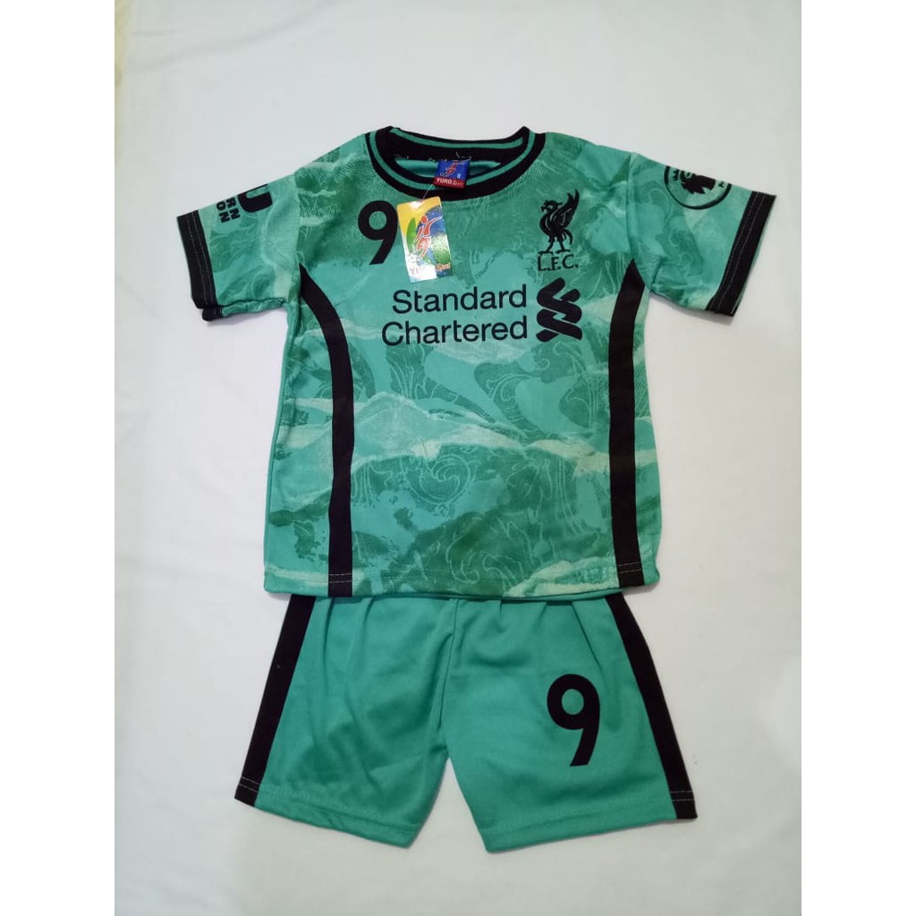 Jersey Liverpool Away Anak Terbaru 2020/2021 / Jersey Kids Murah / New Jersey Bola / Setelan Bola