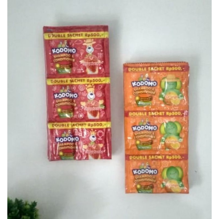 Kodomo Shampoo & conditioner sachet Per Renceng