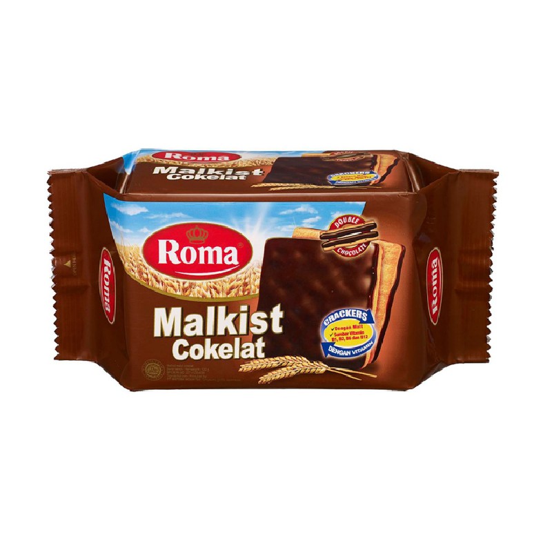 

Roma Malkist Cokelat 135gr/Pack