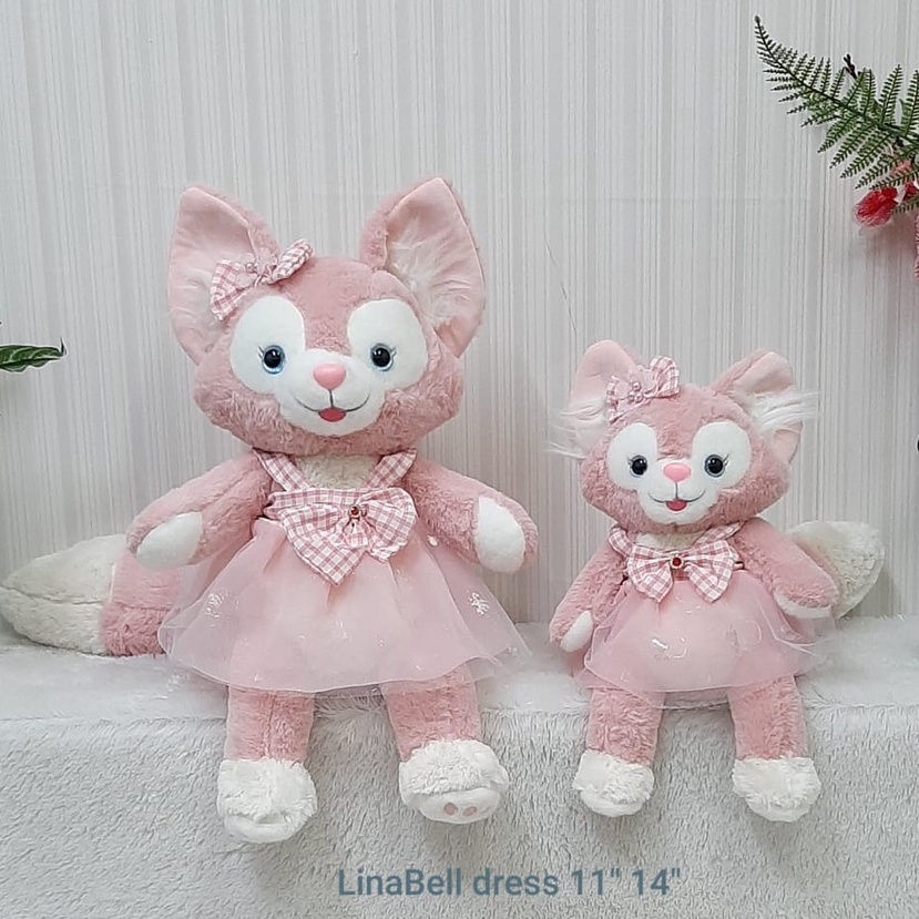 Boneka Linabel Dres Size 11&quot;/35cm/boneka anak lucu/boneka karakter/kado ultah