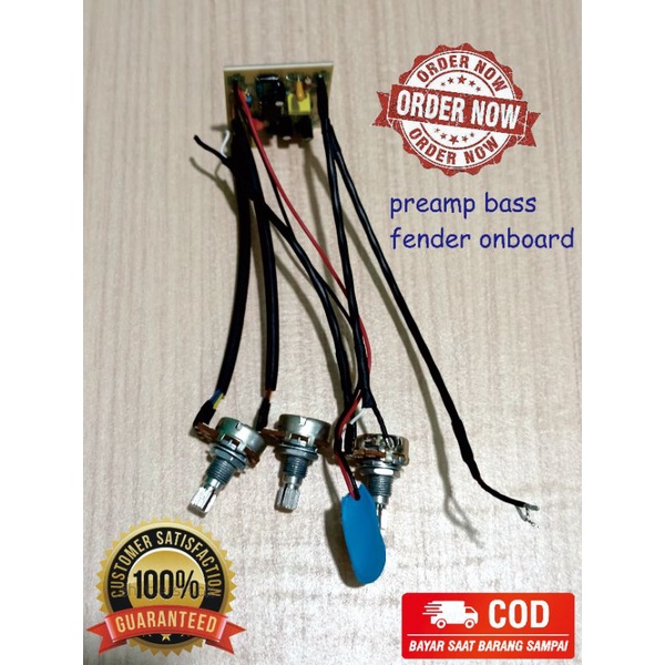 preamp bass fender active 2band