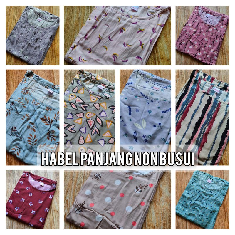 Daster Rayon HABEL NON BUSUI Panjang Semata Kaki-4