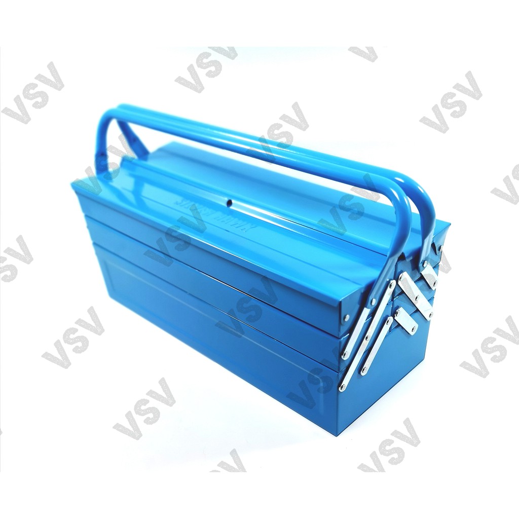 SilverHawk Tool Box 3 susun Tool box besi 54x20x21cm tempat perkakas