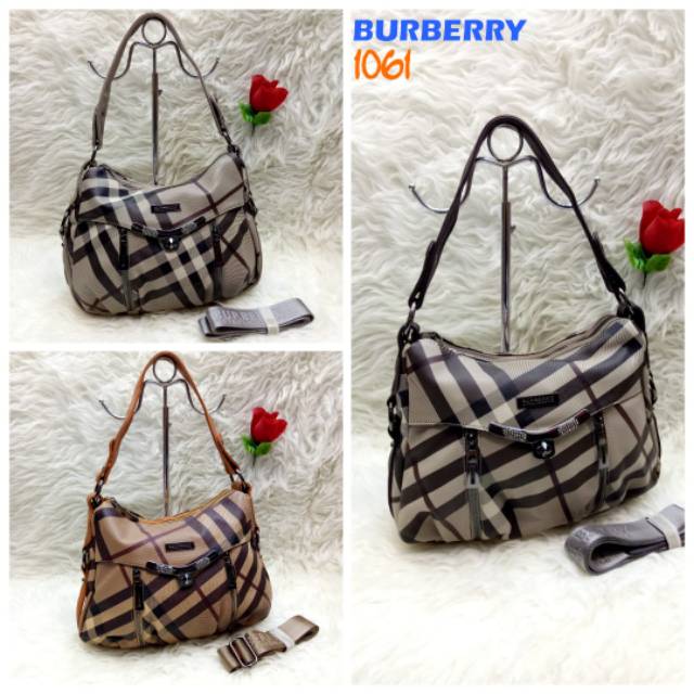 Tas wanita burberry selempang tas import harga termurah