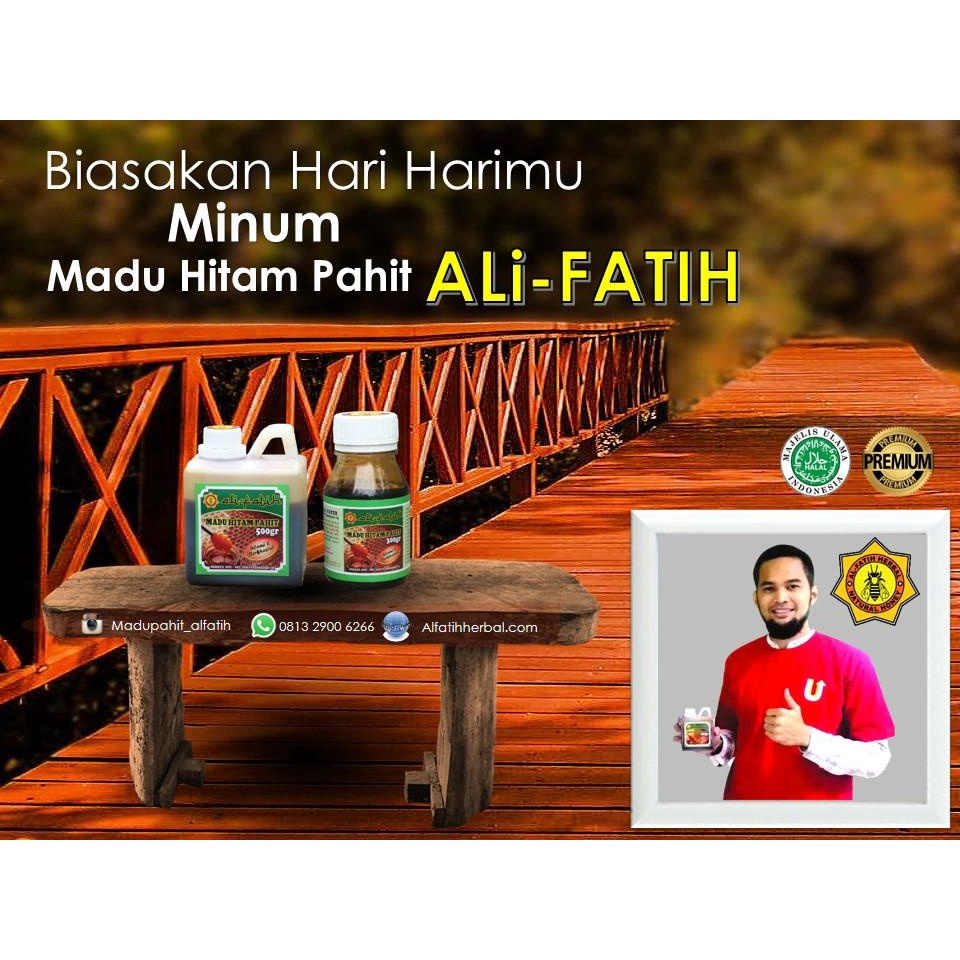 

Madu Ali Fatih Murni Asli 500 gram & 300 gram Nektar Bunga Raw Honey