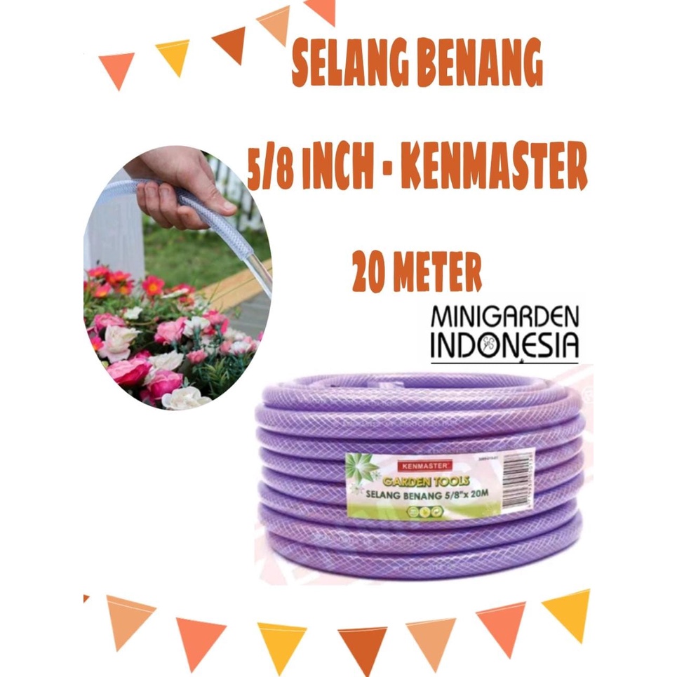 SELANG BENANG 5/8 INCH 20 METER KENMASTER SELANG AIR 5/8'' MULTIFUNGSI