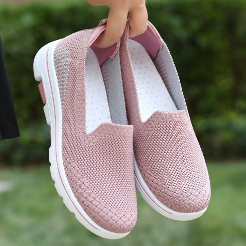 TBIG Size 36 - 41 Sepatu Slip On BQSHOES Import Shoes Wanita Sepatu Korea Style Sekolah Kuliah