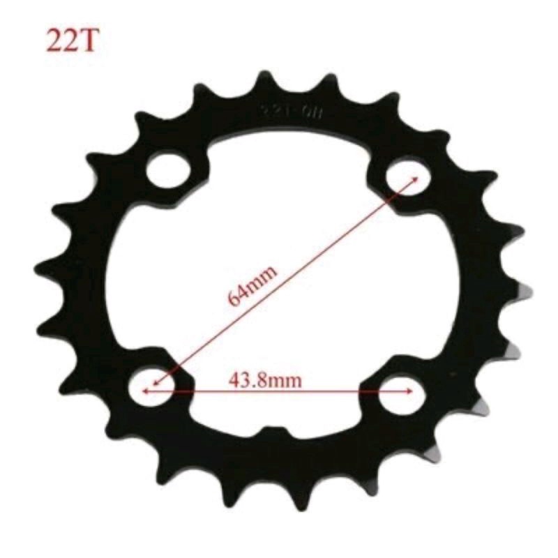 chainring 22T BCD 64mm chainring 22T bcd 64 mm steel