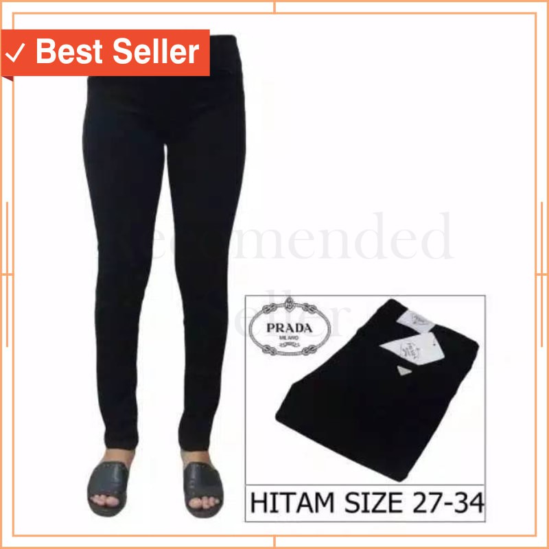 JEANS MODERN STYLE KEREN KEKINIAN HITS HITZ / Prada Jeans - Celana Jeans Wanita Prada Milano -