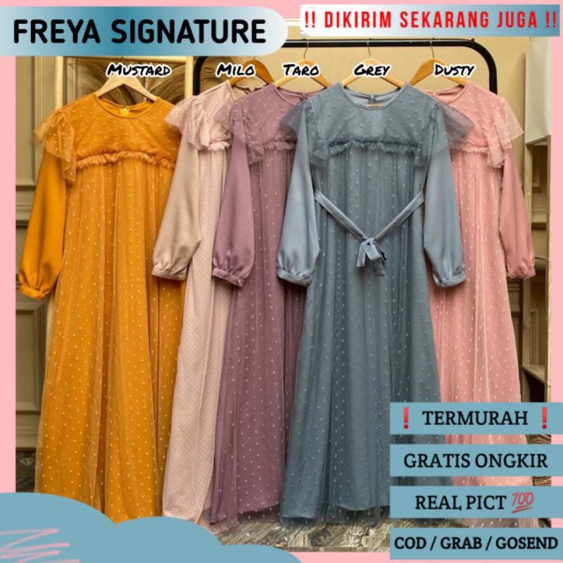 FREYA SIGNATURE / BUSUI FRIENDLY / DRESS PESTA / DRESS KONDANGAN