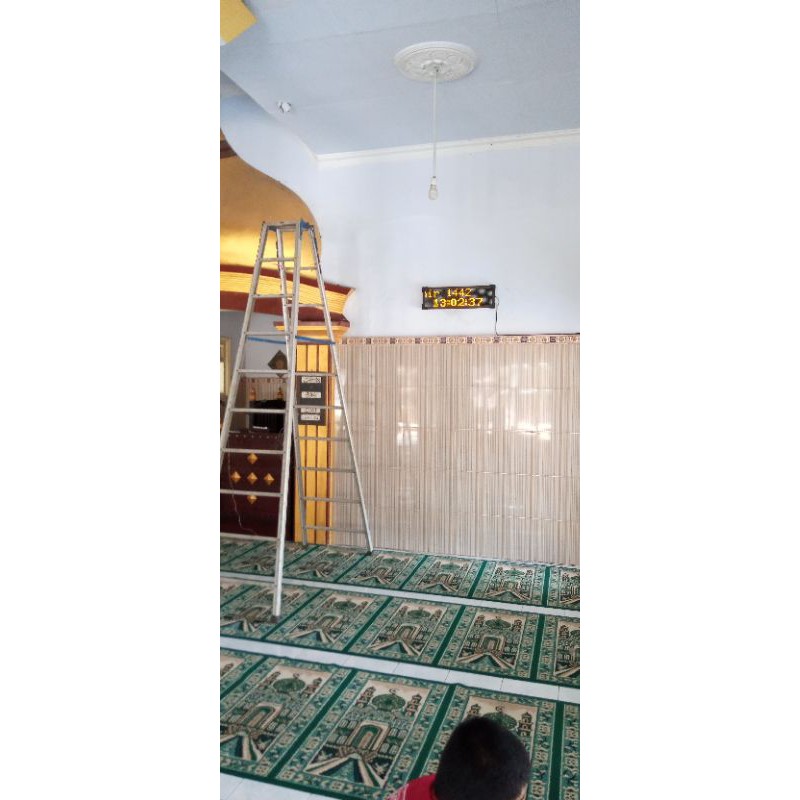 jam waktu sholat abadi 2 panel autotartik