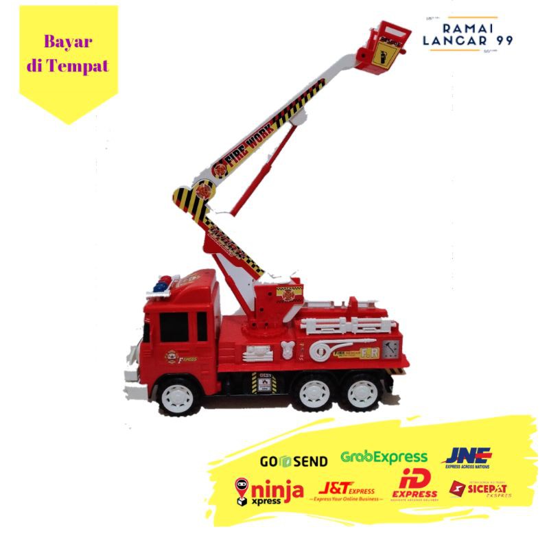 Mainan Mobil Pemadam PMK Damkar Besar Jumbo BP 8050