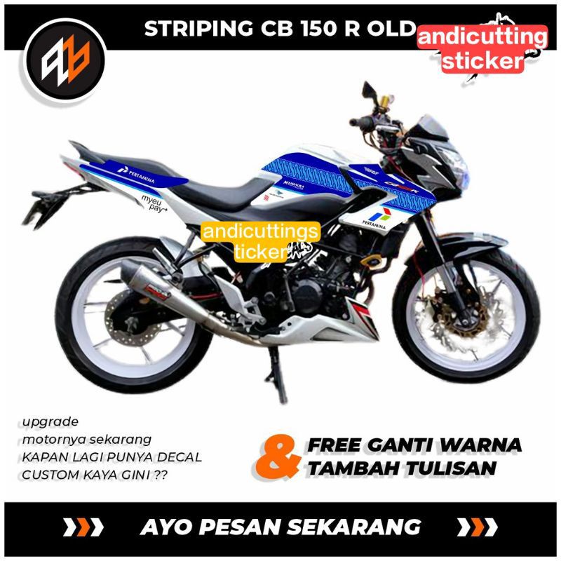 striping motor CB150R old / striping motor Honda CB150R