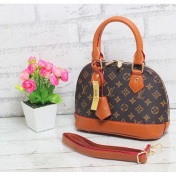 TAS WANITA LV LOUIS VUITTON ORIGINAL BRANDED IMPORT SELEMPANG SLEMPANG SLING BAG CEWEK BATAM MURAH