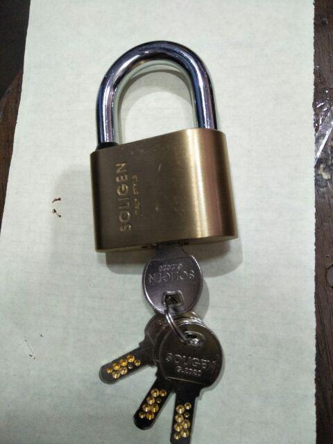 Gembok Soligen Per 60 Mm Pendek Kuningan Computer Key