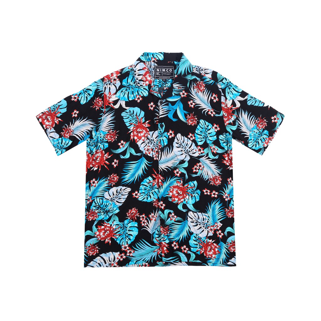 Nimco Kemeja - GLOW04-T070-Y-BLACK