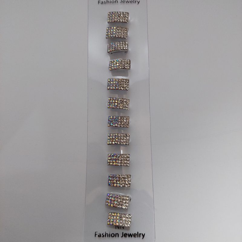 Bros Dagu Korea Kecil Full Mata Kecil Bros Dagu Murah Asesories hijab-Putih E