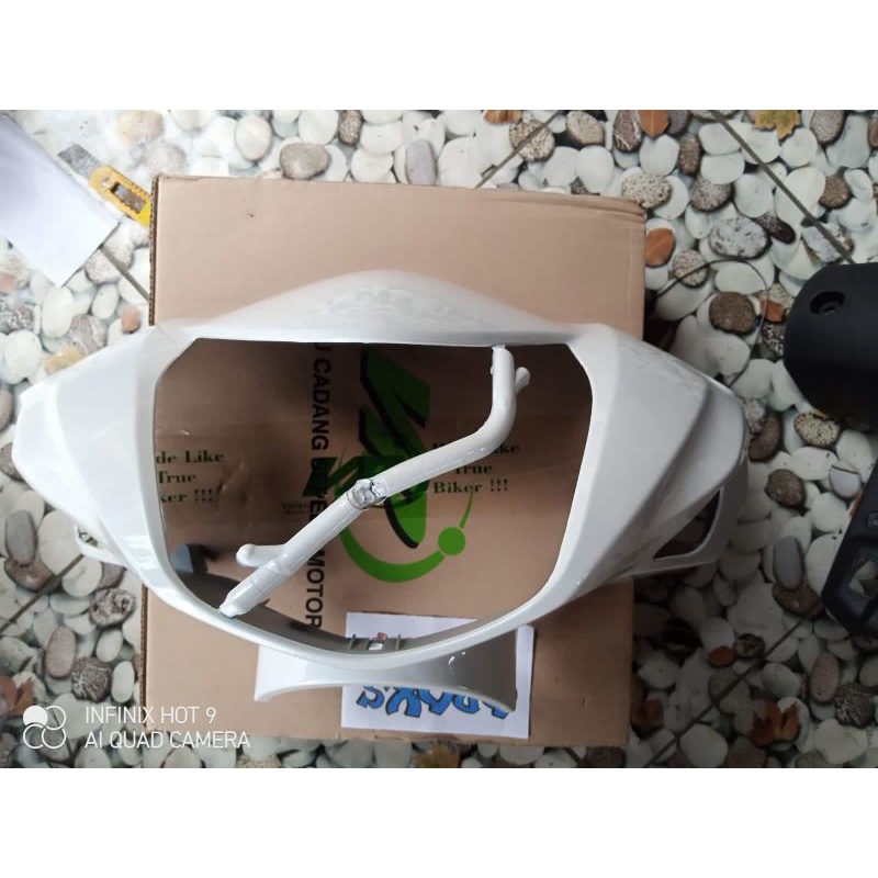 batok kelapa depan spacy putih