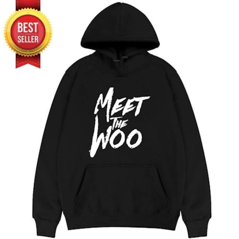 [BISA COD] Hoodie Jaket Sweater Pria Tebal Meet The Woo  19
