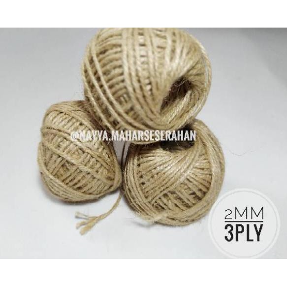 

N*E*W!!>>-889 TALI RAMI TALI GONI TALI VINTAGE TALI JUTE TALI RUSTIC 3/2/1.5 mm harga per roll