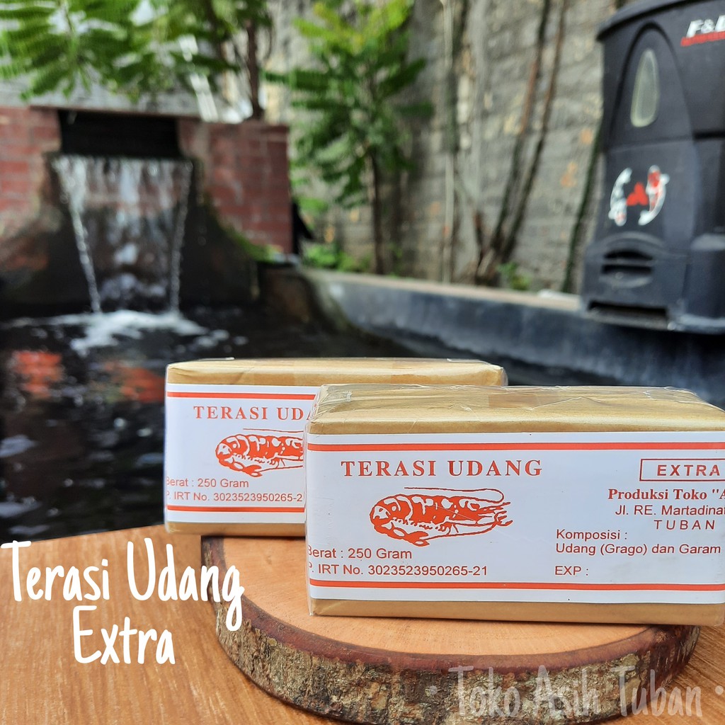 

Terasi Udang Extra / Trasi Udang 250gr (Mentah) Toko Asih - Khas Tuban