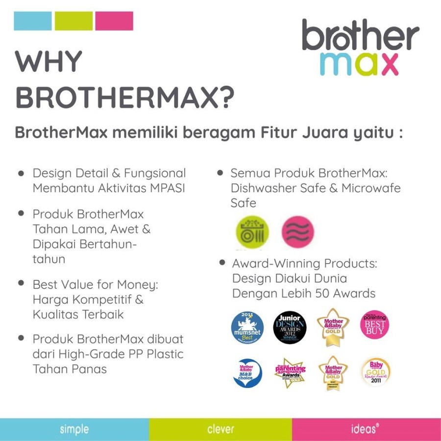 BROTHERMAX 2 in 1 Drinks Cooler Blue Green - Botol Minum Anak