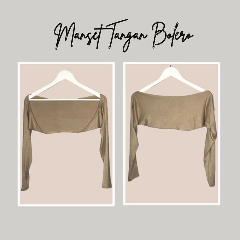 manset tangan sambung bolero bahan halus dan nyaman