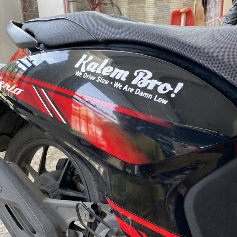 stiker Kalem Bro!, stiker Cutting Kalem bro buat motor, mobil,