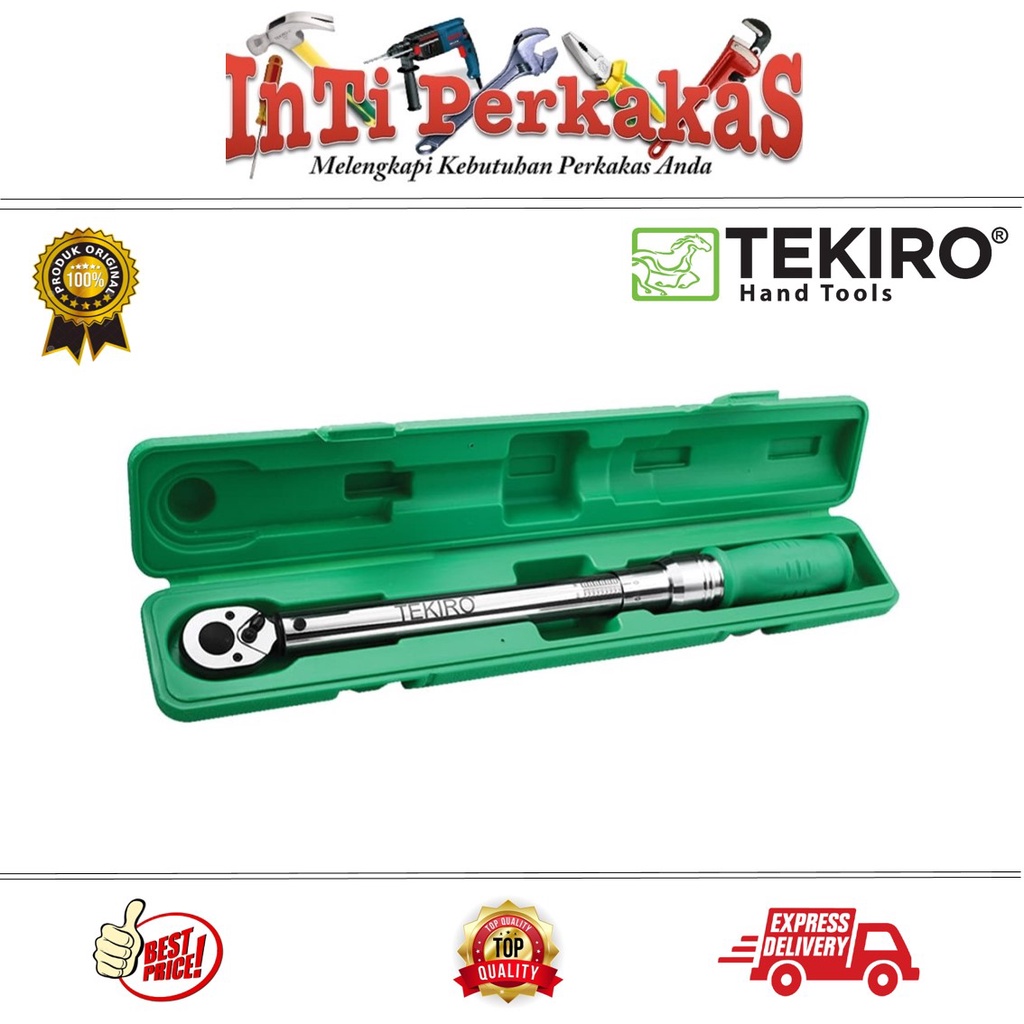 Tekiro 3/8 DR. Torque Wrench 2-10 (TR100) / Kunci Torsi // TEKIRO TORQUE WRENCH
