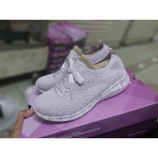 Sepatu Skechers Sketcher Skecher Wanita Elit Flek Buterfly + Lengkap Box