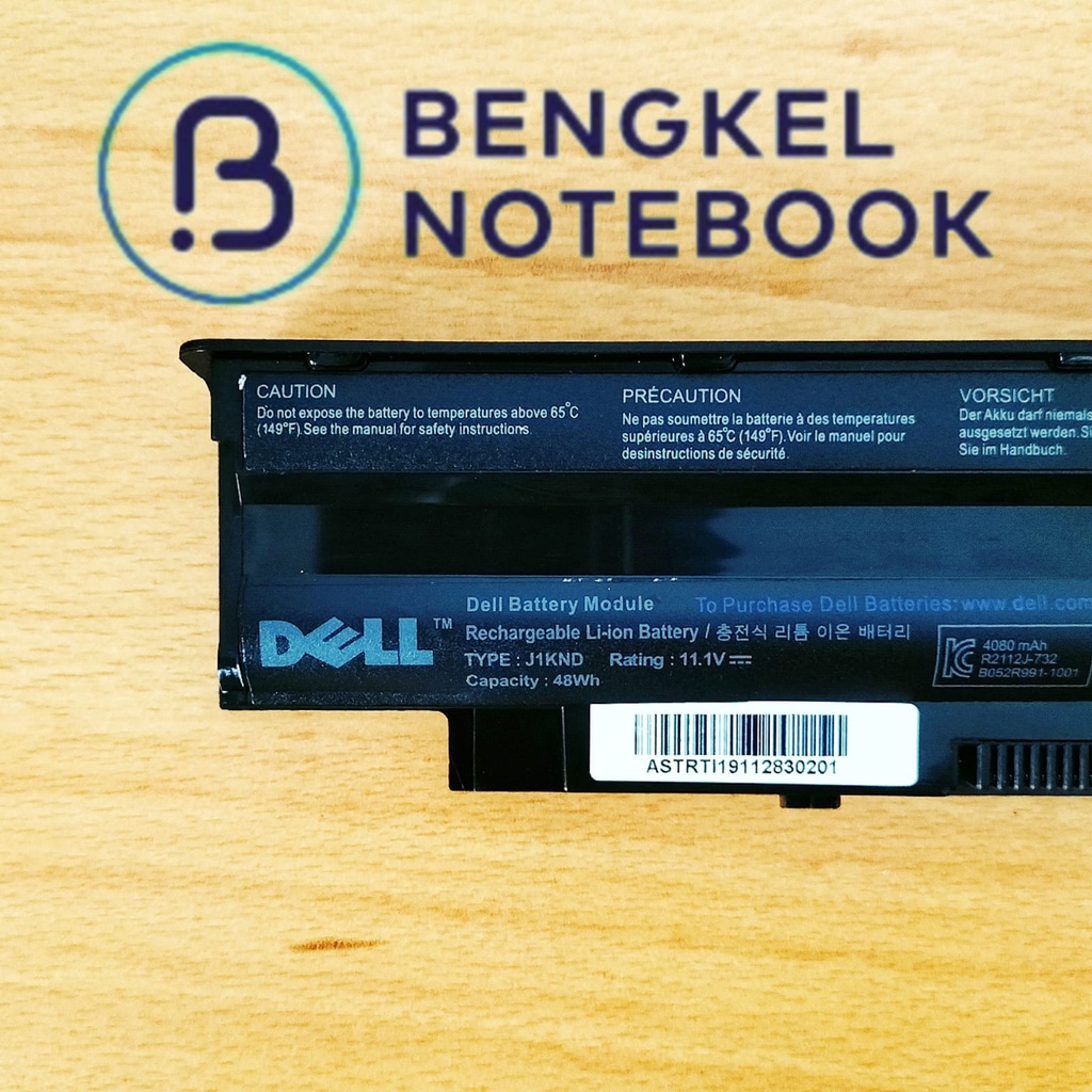 Baterai Laptop Dell Inspiron Vostro J1KND 9T48V 9TCXN YXVK2 TKV2V J4XDH 965Y7 04YRJH N3010 N4050 FMHC10 Original