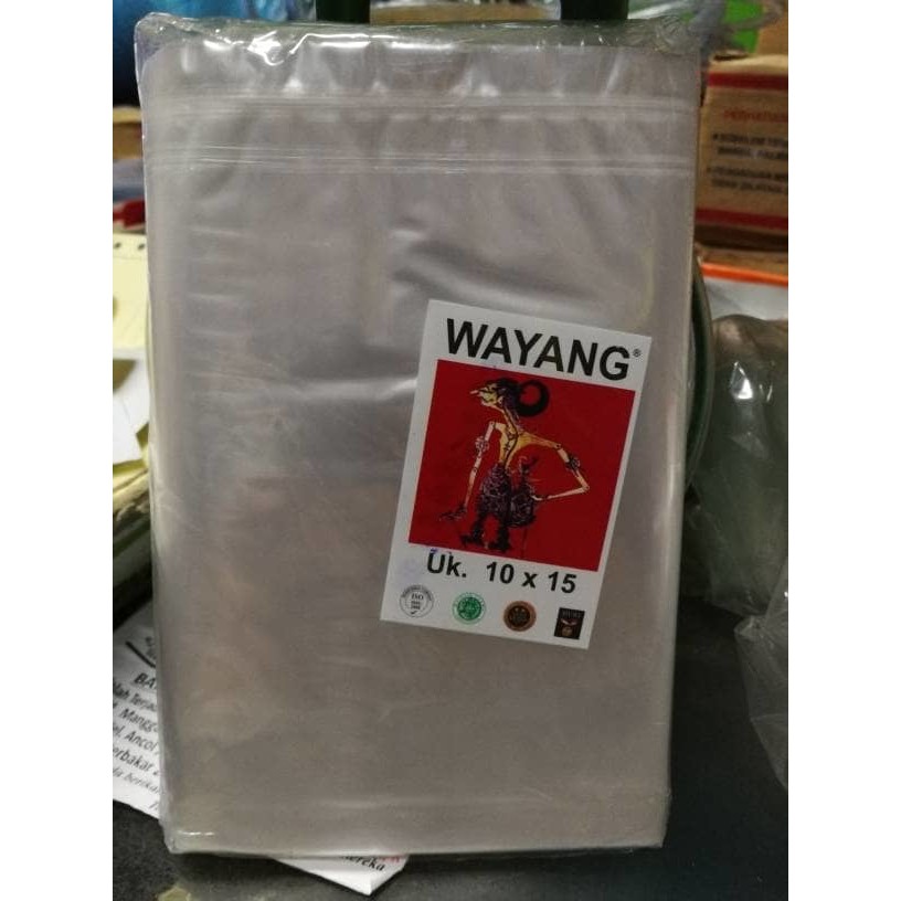 PLASTIK PP BENING WAYANG 10 x 15 kantong plastik transparan 10 x 15 cm
