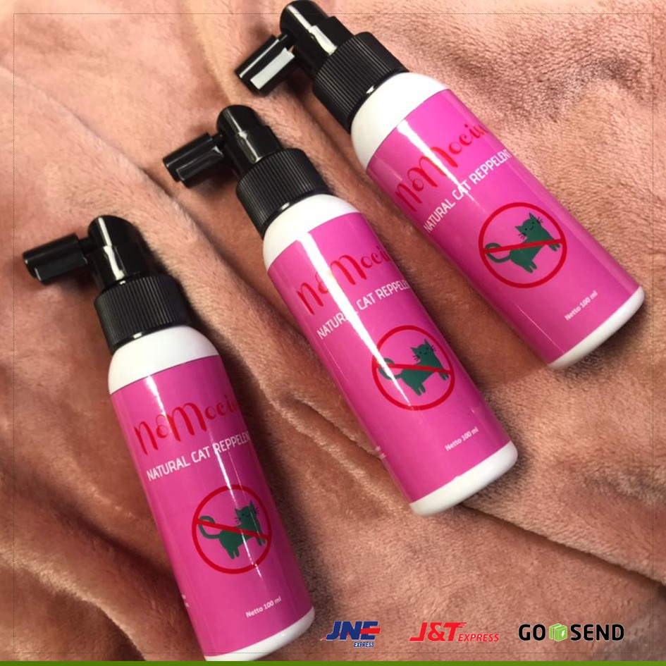 Pencegah Pengusir Pengendali Kucing NOMOCIN NATURAL CAT REPELLENT Bahan Alami Aman Tinggal Spray