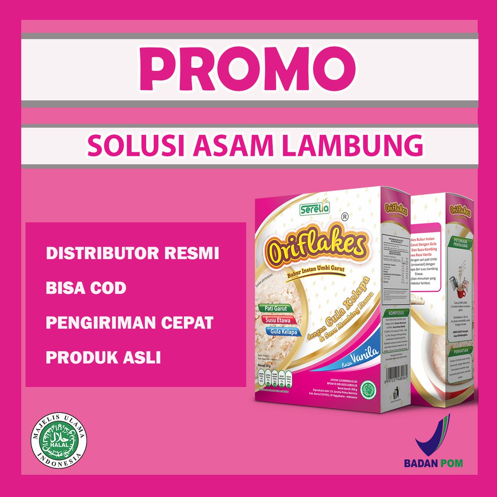 

Oriflakes Asam Lambung dan Maag (Gastro 350 Gr)