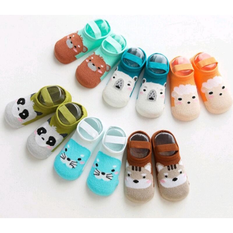 Kaos kaki Bayi Lucu/ Kaos kaki bayi perempuan/ Kaos kaki bayi strap anti slip